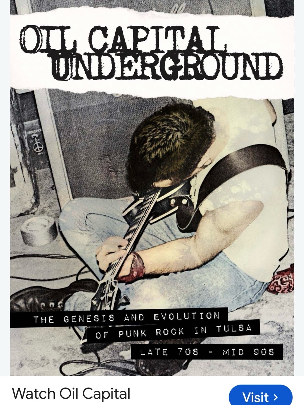 #3088**Oil Capital Underground — movie in Black and White DVD